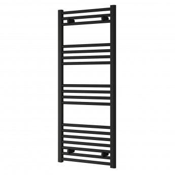 Reina Capo Black Electric Towel Rail 1200mm High x 500mm Wide (+ Black Weekly Program Element) | Product Image