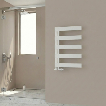 Reina Carpena Flat Panel Heated Towel Rail 710mm H x 500mm W - White | Product Image