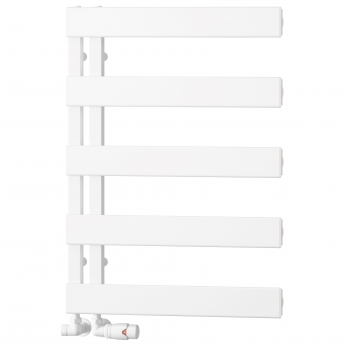Reina Carpena Flat Panel Heated Towel Rail 710mm H x 500mm W - White | Product Image