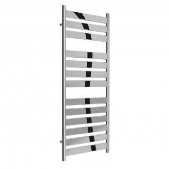 Reina Carpi Flat Panel Heated Towel Rail 1300mm H x 500mm W Chrome | Product Image