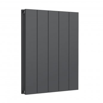 Reina Casina Double Horizontal Aluminium Radiator 600mm H x 470mm W Anthracite