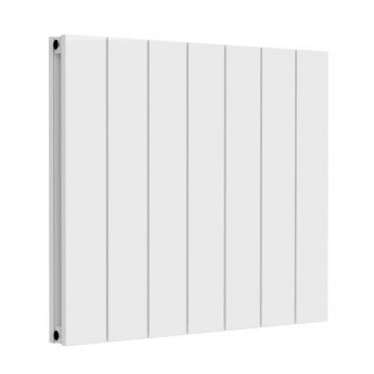 Reina Casina Double Horizontal Aluminium Radiator 600mm H x 660mm W White