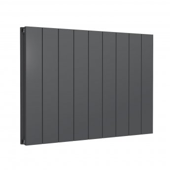 Reina Casina Double Horizontal Aluminium Radiator 600mm H x 850mm W Anthracite