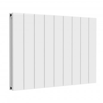 Reina Casina Double Horizontal Aluminium Radiator 600mm H x 850mm W White