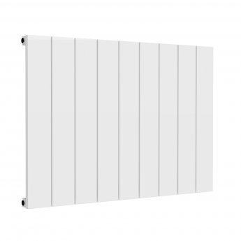 Reina Casina Single Horizontal Aluminium Radiator 600mm H x 850mm W White