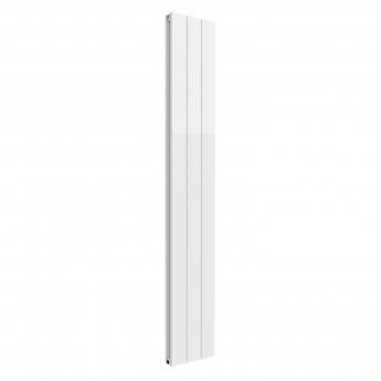 Reina Casina Double Vertical Aluminium Radiator 1800mm H x 280mm W - White