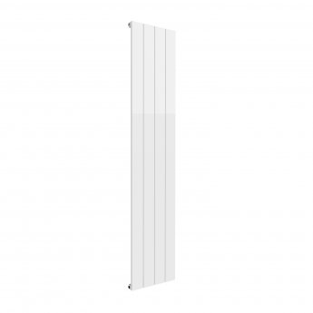 Reina Casina Single Vertical Aluminium Radiator 1800mm H x 375mm W - White