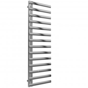 Reina Cavo Designer Heated Towel Rail 1580mm H x 500mm W Brushed Stainless Steel