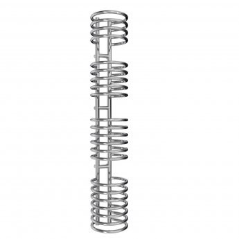 Reina Claro Designer Heated Towel Rail 1600mm H x 300mm W Chrome