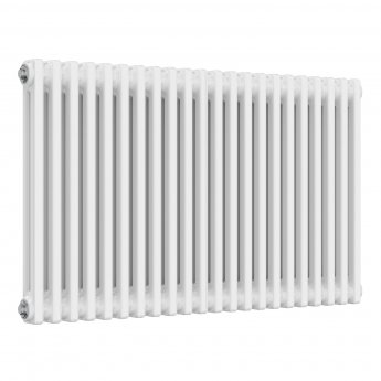 Reina Colona 2 Column Horizontal Radiator 600mm H x 1010mm W - White