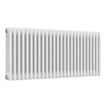 Reina Colona 3 Column Horizontal Radiator 500mm H x 1190mm W - White