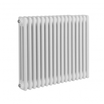 Reina Colona 3 Column Horizontal Radiator 600mm H x 785mm W - White