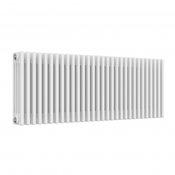 Reina Colona 4 Column Horizontal Radiator 500mm H x 1370mm W - White