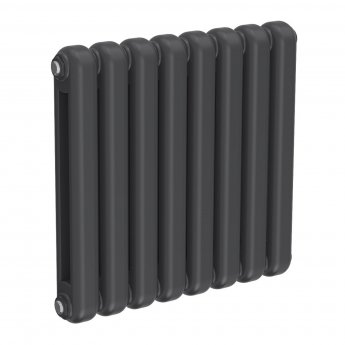 Reina Coneva Horizontal Designer Radiator 550mm H x 580mm W Anthracite