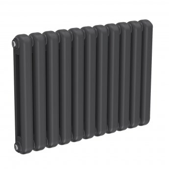 Reina Coneva Horizontal Designer Radiator 550mm H x 790mm W Anthracite