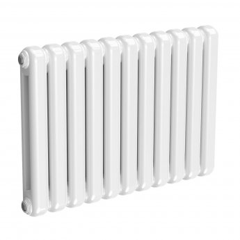 Reina Coneva Horizontal Designer Radiator 550mm H x 790mm W White