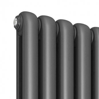 Reina Coneva Horizontal Designer Radiator 550mm H x 1000mm W Anthracite