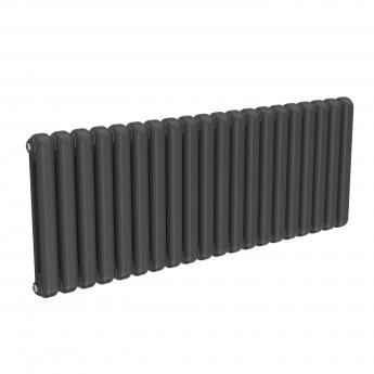 Reina Coneva Designer Horizontal Radiator 550mm H x 1420mm W Anthracite