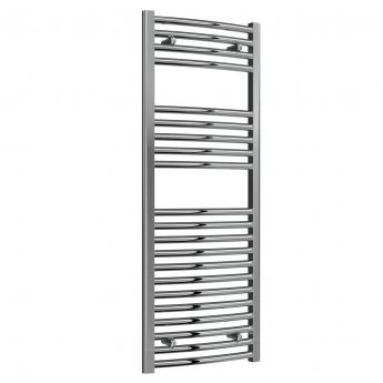 Reina Diva Curved Heated Towel Rail 1200mm H x 450mm W Chrome