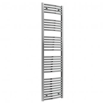 Reina Diva Curved Heated Towel Rail 1800mm H x 450mm W Chrome