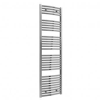 Reina Diva Curved Heated Towel Rail 1800mm H x 500mm W Chrome