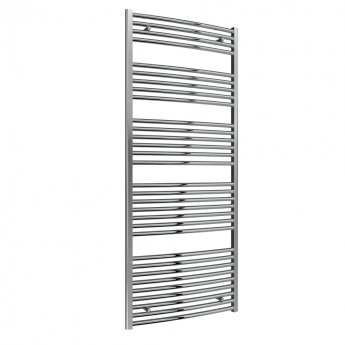 Reina Diva Curved Heated Towel Rail 1800mm H x 750mm W Chrome