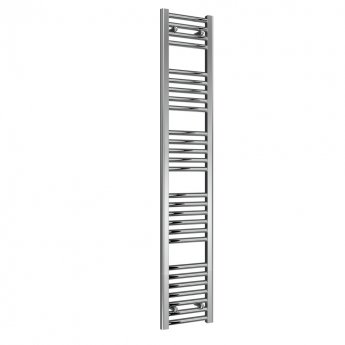 Reina Diva Straight Heated Towel Rail 1600mm H x 300mm W Chrome