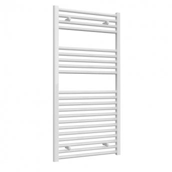 Reina Diva Straight Heated Towel Rail 1200mm H x 600mm W White