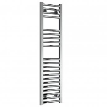 Reina Diva Straight Heated Towel Rail 1200mm H x 300mm W Chrome