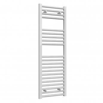 Reina Diva Straight Heated Towel Rail 1200mm H x 400mm W White