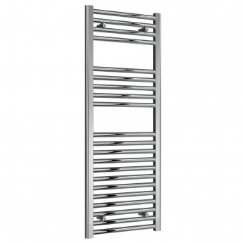 Reina Diva Straight Heated Towel Rail 1200mm H x 450mm W Chrome