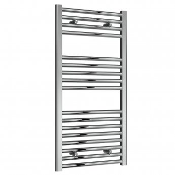 Reina Diva Straight Heated Towel Rail 1000mm H x 500mm W Chrome