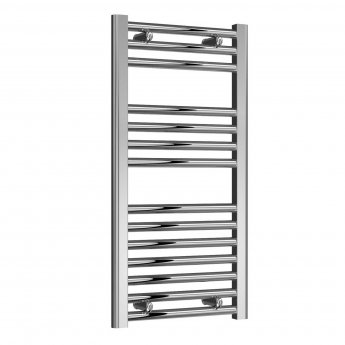 Reina Diva Straight Heated Towel Rail 800mm H x 400mm W Chrome