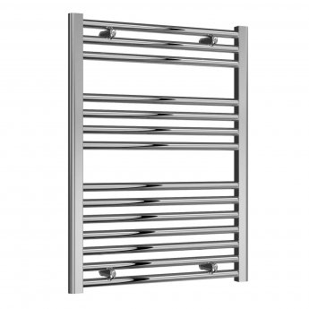 Reina Diva Straight Heated Towel Rail 800mm H x 600mm W Chrome