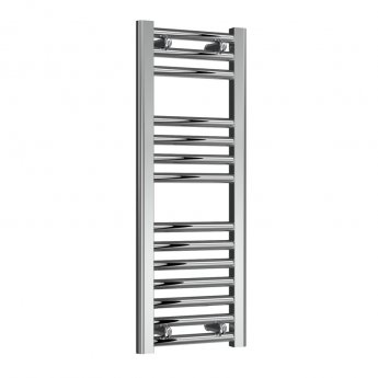 Reina Diva Straight Heated Towel Rail 800mm H x 300mm W Chrome