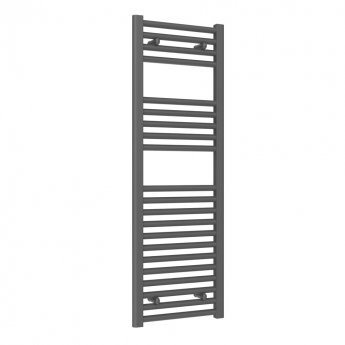 Reina Diva Flat Heated Towel Rail 1200mm H x 400mm W Anthracite