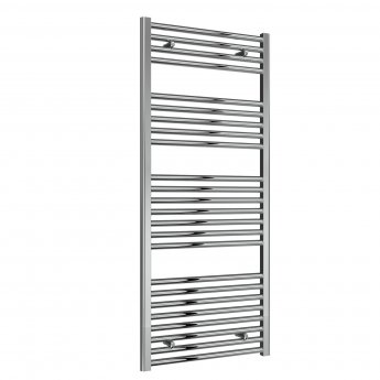 Reina Diva Flat Heated Towel Rail 1400mm H x 600mm W Chrome
