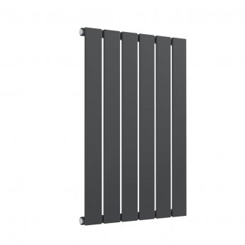 Reina Flat Single Designer Horizontal Radiator 600mm H x 440mm W Anthracite