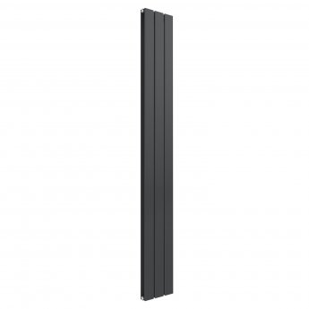 Reina Flat Double Designer Vertical Radiator 1600mm H x 218mm W - Anthracite