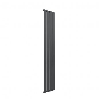 Reina Flat Single Designer Vertical Radiator 1600mm H x 292mm W - Anthracite