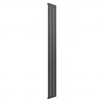 Reina Flat Single Designer Vertical Radiator 1800mm H x 218mm W - Anthracite