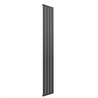 Reina Flat Single Designer Vertical Radiator 1800mm H x 292mm W Anthracite