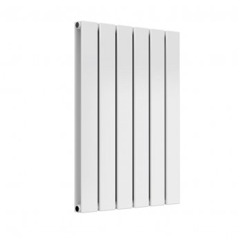 Reina Flat Double Designer Horizontal Radiator 600mm H x 440mm W White