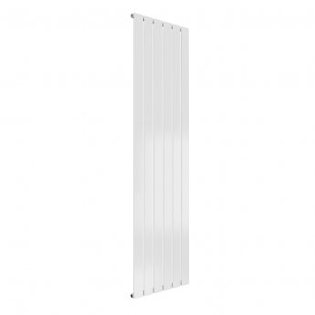 Reina Flat Single Designer Vertical Radiator 1600mm H x 440mm W - White