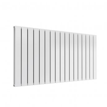 Reina Flat Double Designer Horizontal Radiator 600mm H x 1254mm W White