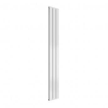 Reina Flat Double Designer Vertical Radiator 1600mm H x 218mm W - White