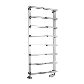 Reina Glora Designer Heated Towel Rail 1195mm H x 500mm W - Chrome | Product Image