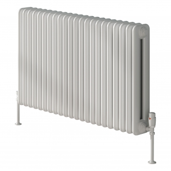 Reina Hedingham White Horizontal Traditional 2-Column Radiator