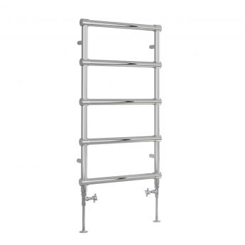 Reina Lecco Designer Heated Towel Rail 900mm H x 500mm W - Chrome