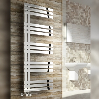Reina Lovere Vertical Designer Radiator 1230mm H x 500mm W Polished